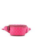 Rockstud Spike Belt Bag Quilted Leather