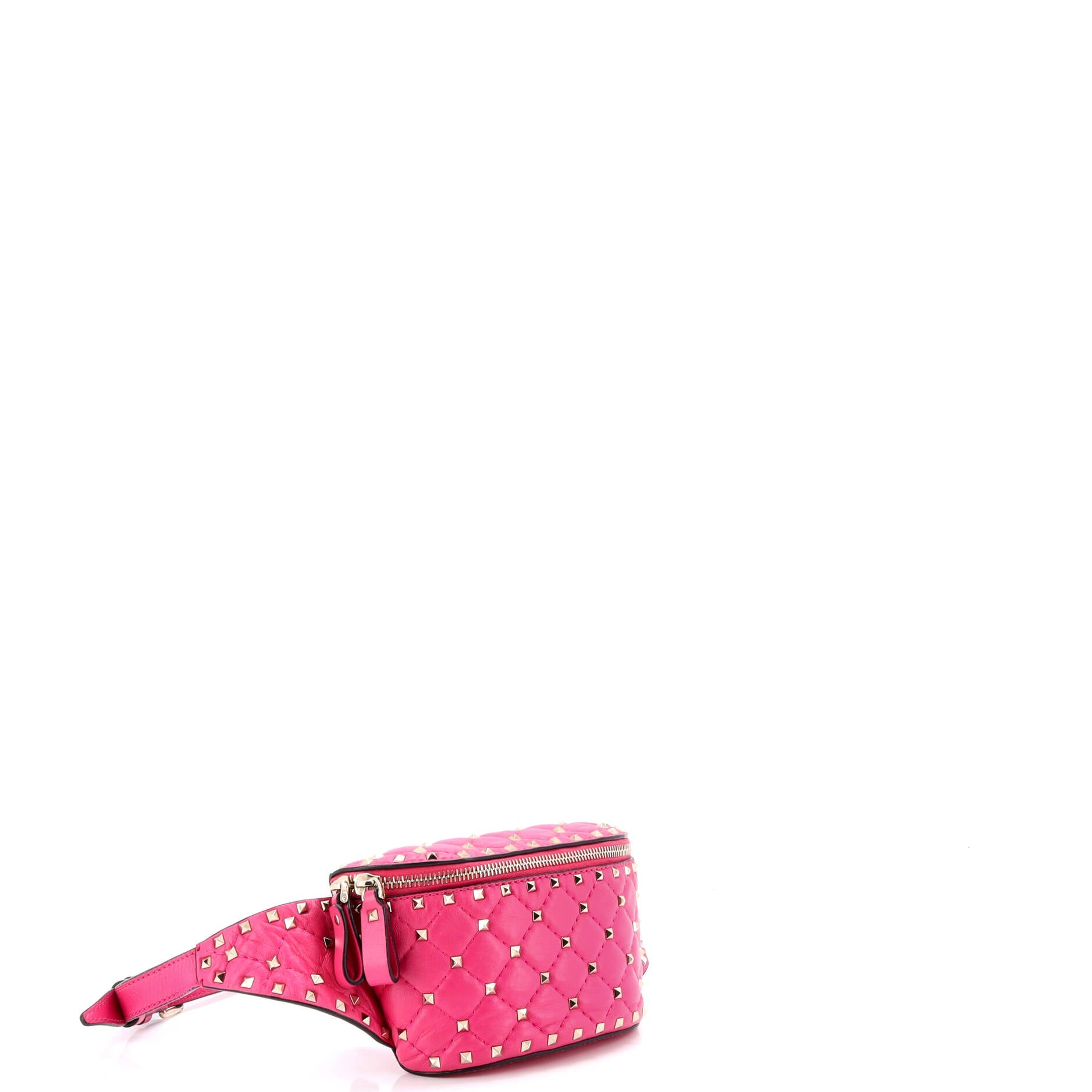 Rockstud Spike Belt Bag Quilted Leather