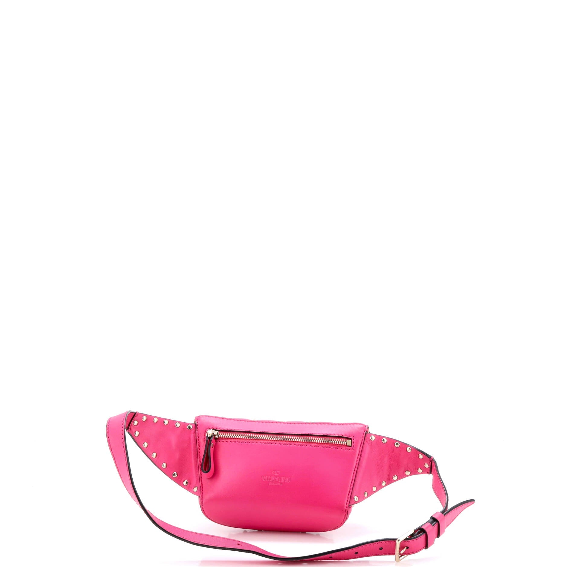 Rockstud Spike Belt Bag Quilted Leather
