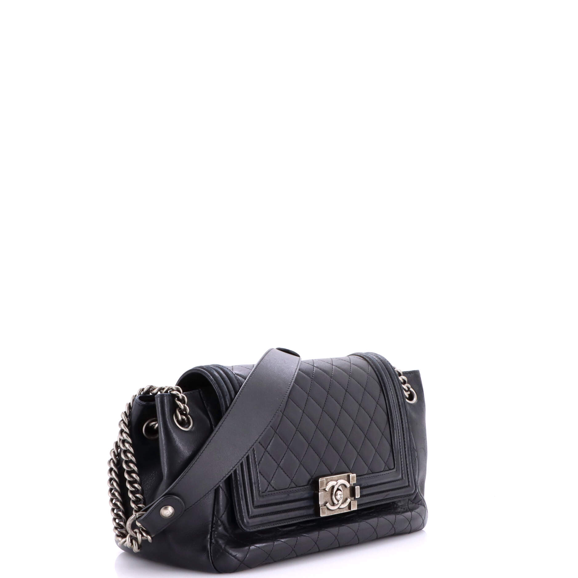 Boy Accordion Flap Bag Quilted Lambskin Medium