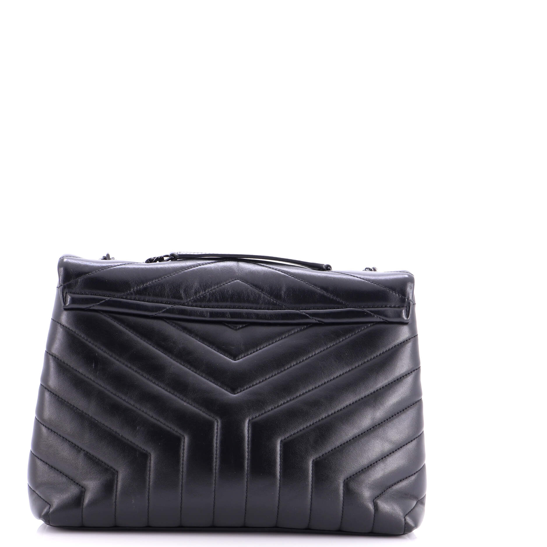 Loulou Shoulder Bag Matelasse Chevron Leather Medium