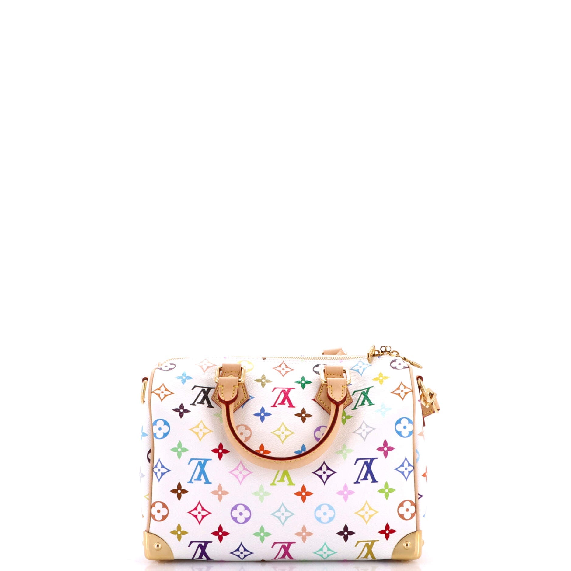 x Takashi Murakami Speedy Soft Bandouliere Bag Monogram Multicolor 25