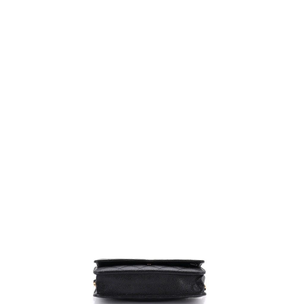 Wallet on Chain Quilted Caviar