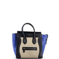 Tricolor Luggage Bag Leather Mini