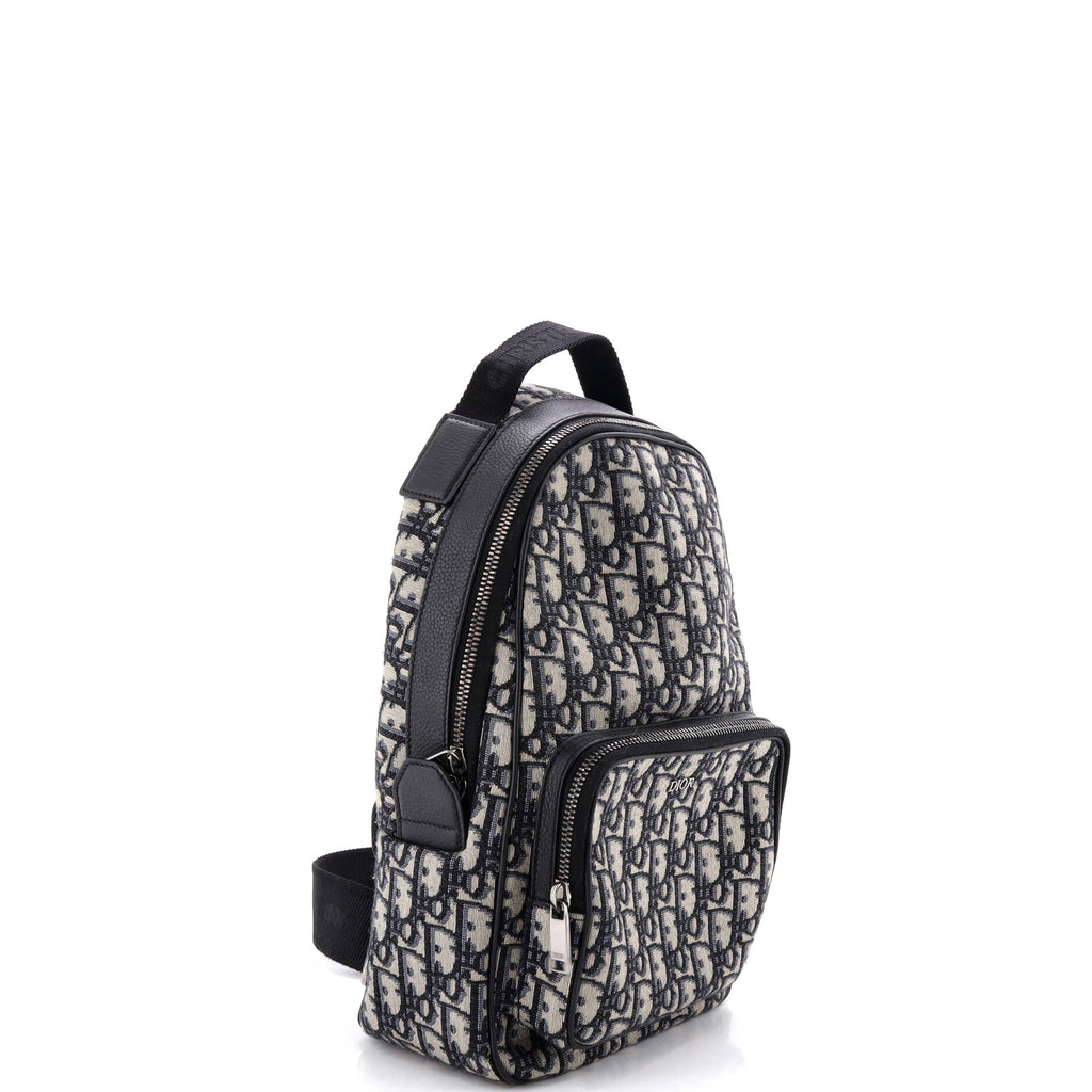 Zip Around Sling Backpack Oblique Canvas