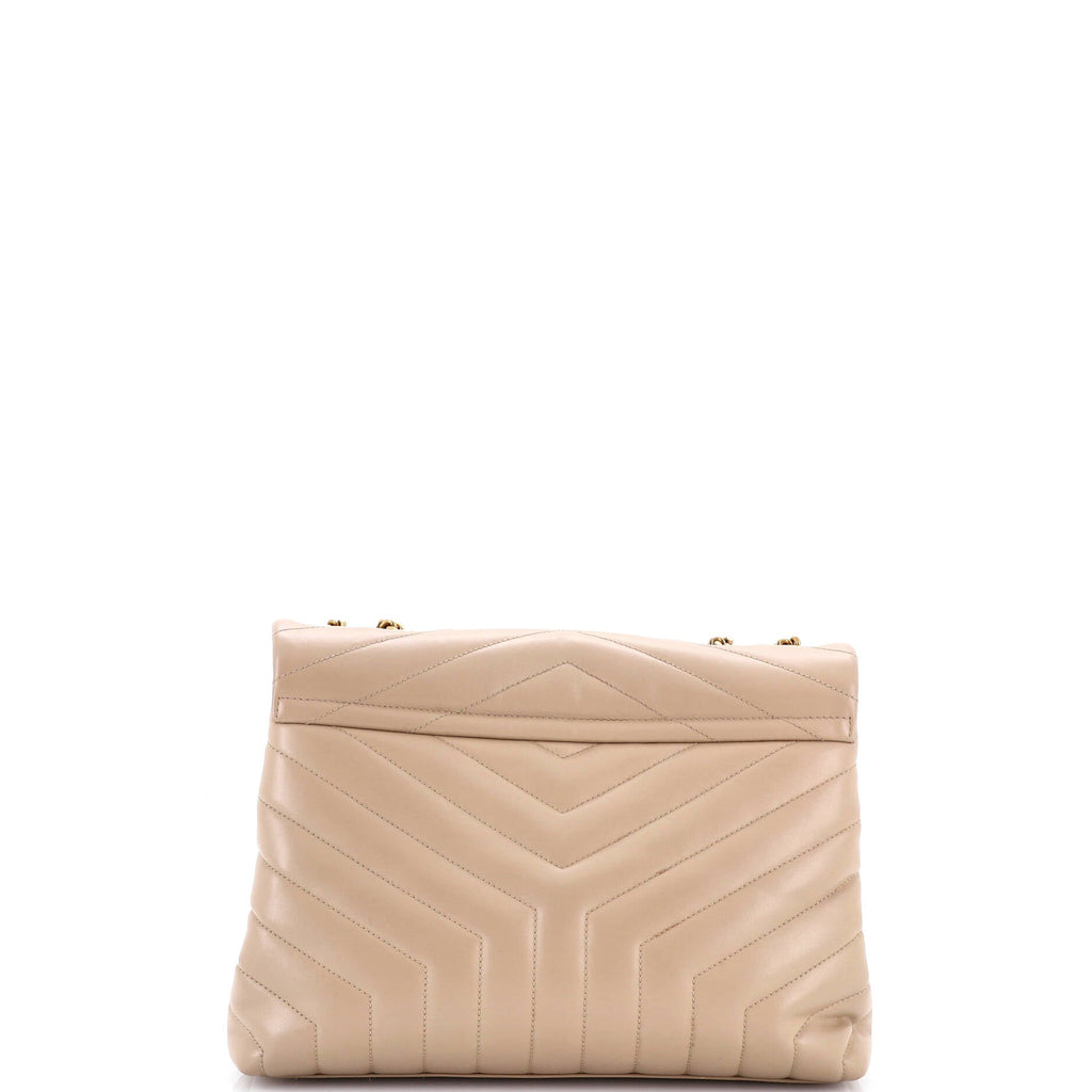 Loulou Shoulder Bag Matelasse Chevron Leather Medium