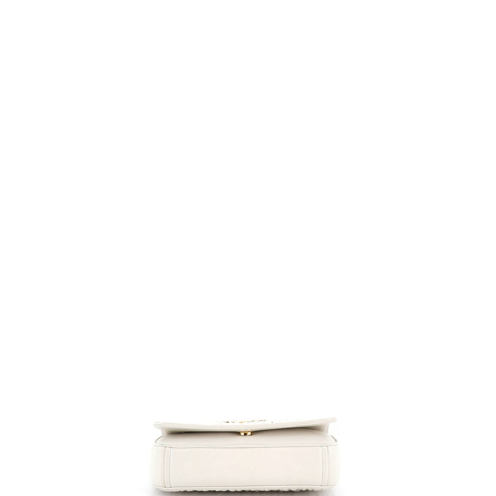 Chain Flap Shoulder Bag Nappa Gaufre Small