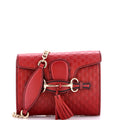 Emily Chain Flap Bag Microguccissima Leather Mini