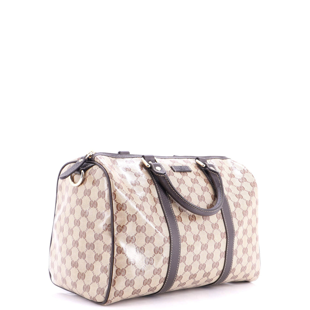 Joy Boston Bag GG Coated Canvas Medium