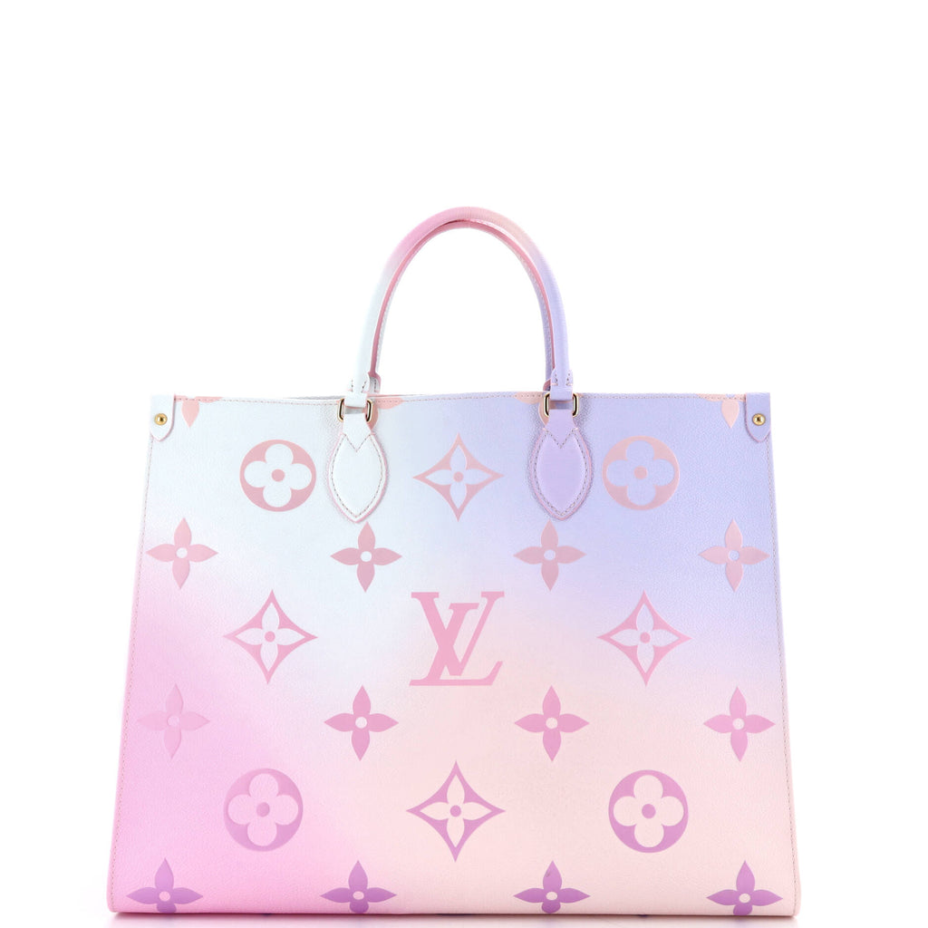 OnTheGo Tote Spring in the City Monogram Giant Canvas GM