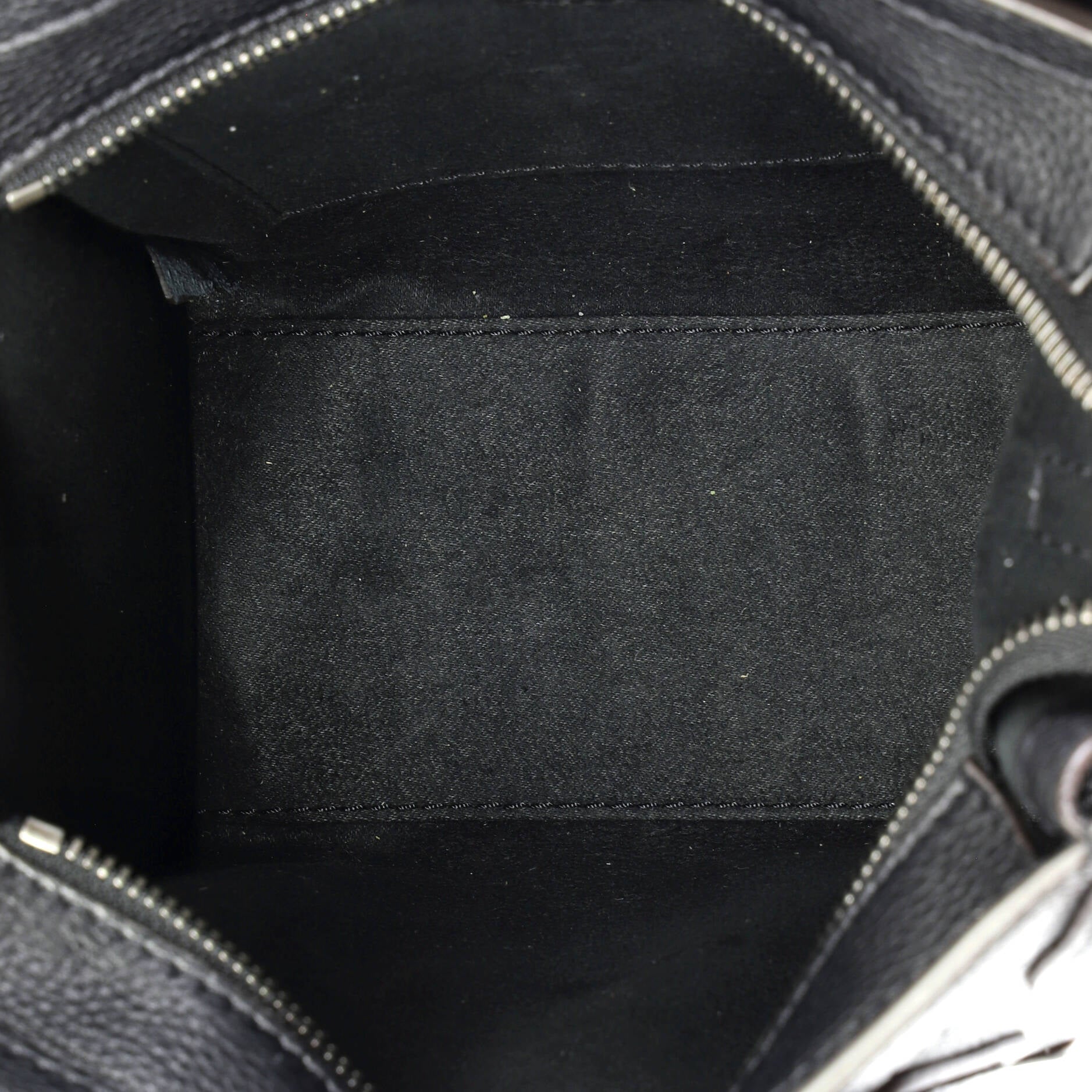 Luggage Bag Grainy Leather Nano