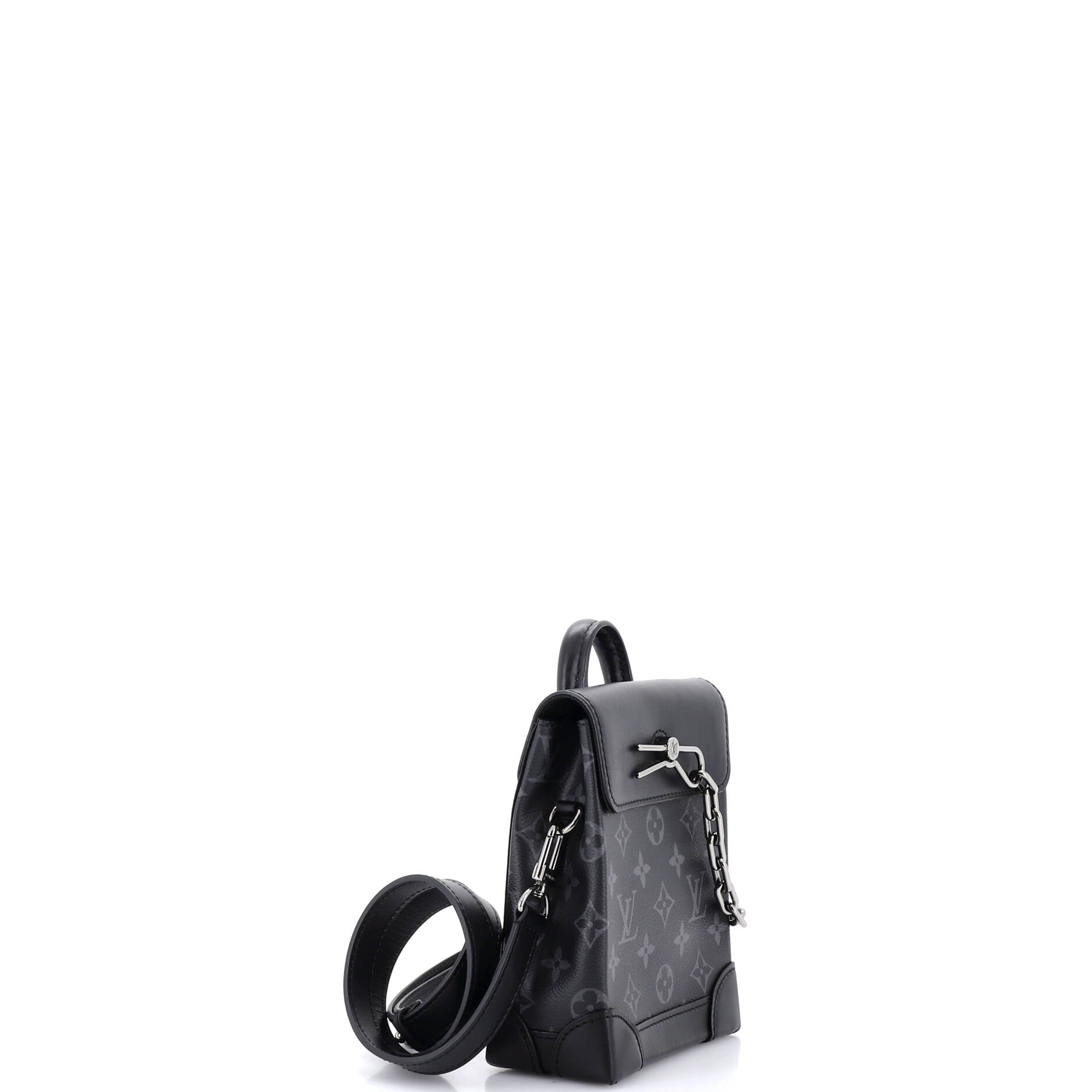 Steamer Bag Monogram Eclipse Canvas Nano