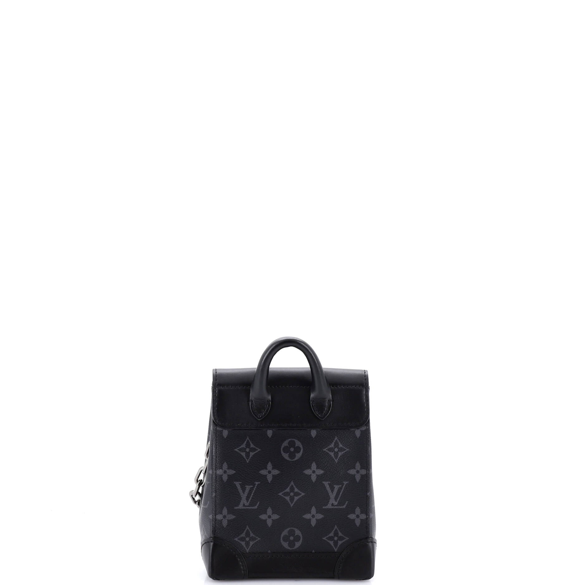 Steamer Bag Monogram Eclipse Canvas Nano