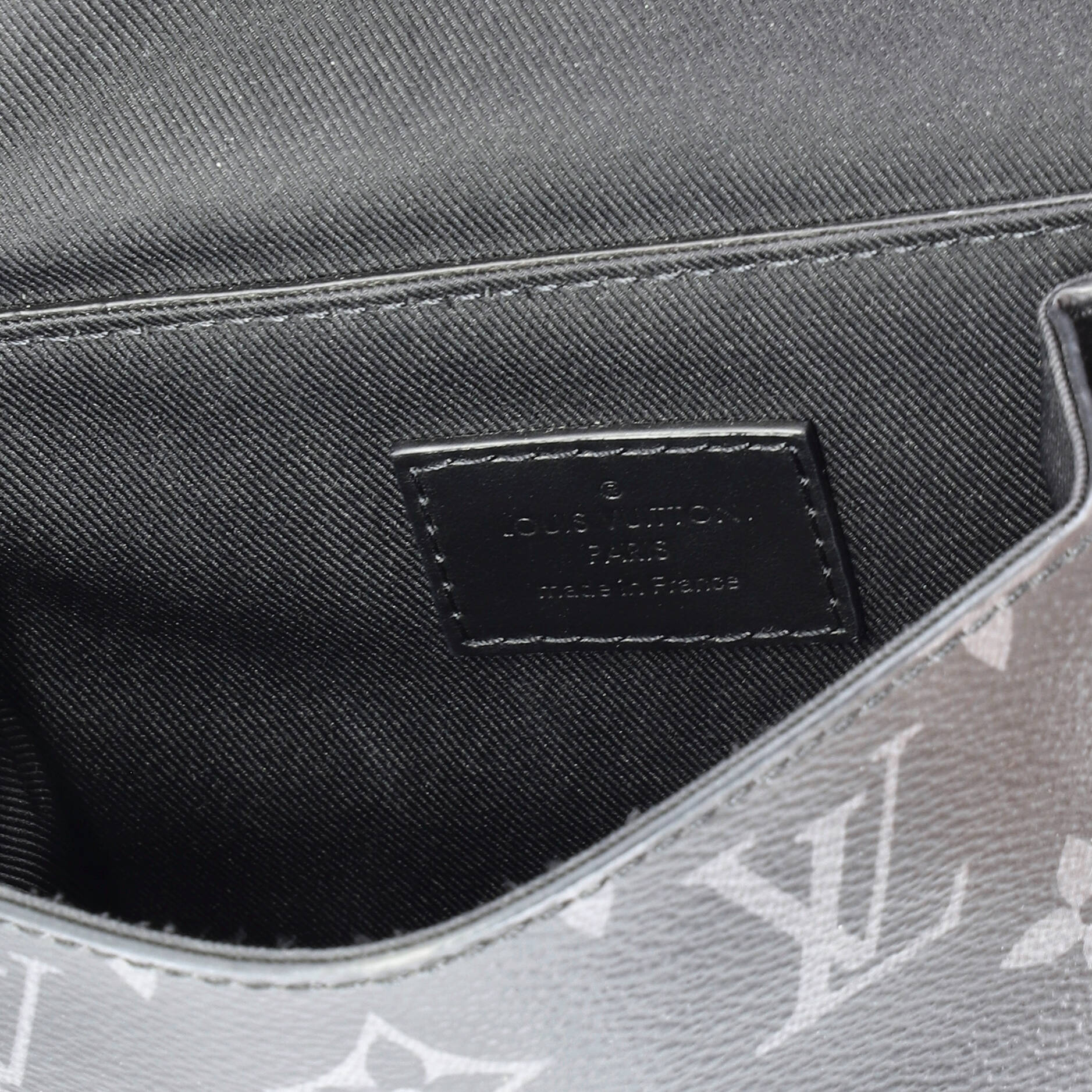 Steamer Bag Monogram Eclipse Canvas Nano