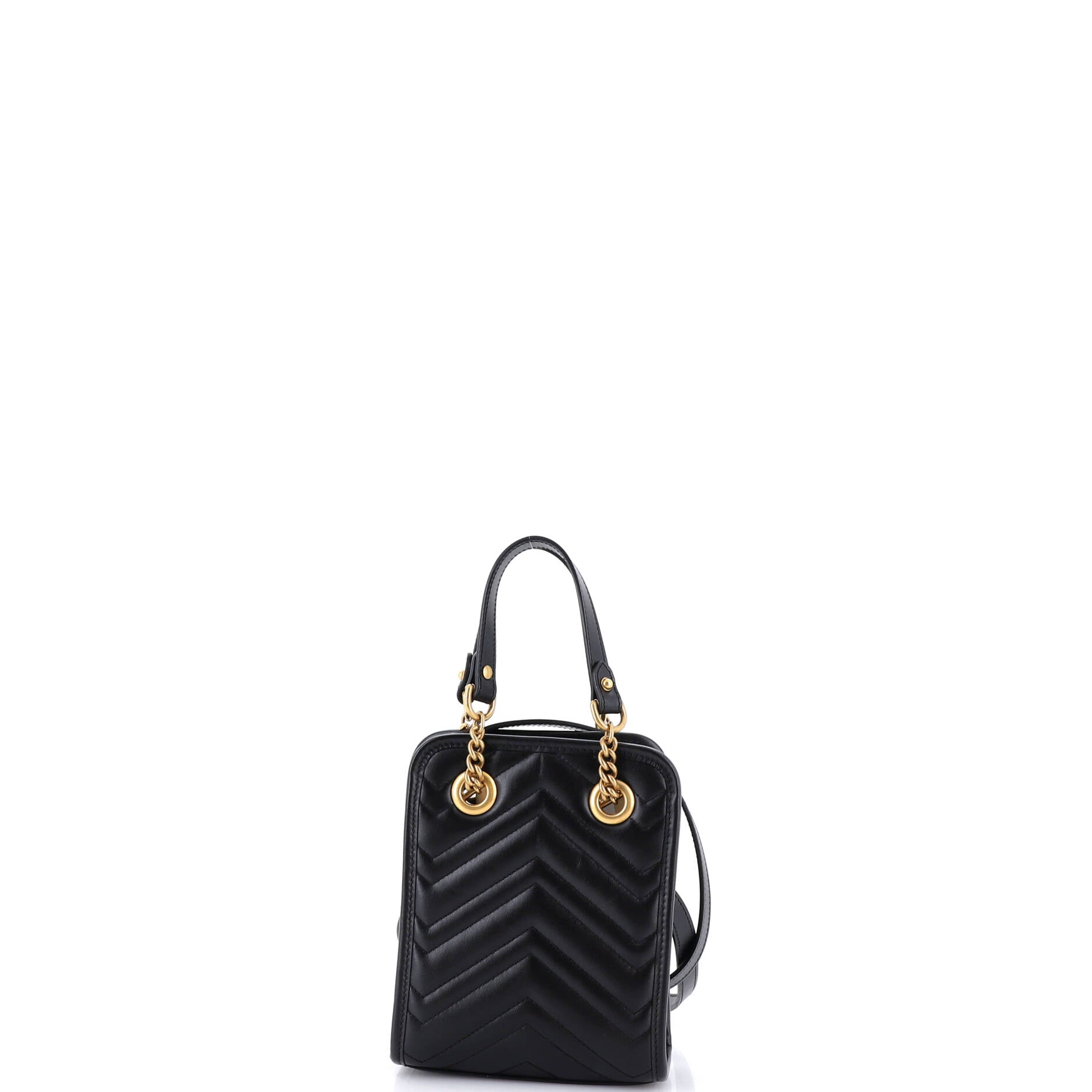 GG Marmont Handle Crossbody Bag Matelasse Leather Mini