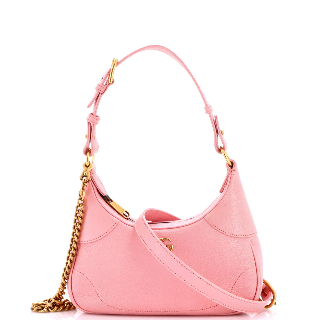 Aphrodite Zip Shoulder Bag Leather Small