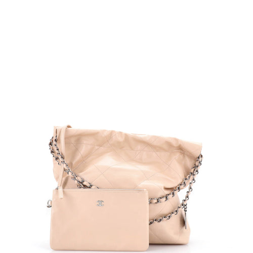 22 Chain Hobo Quilted Calfskin Small