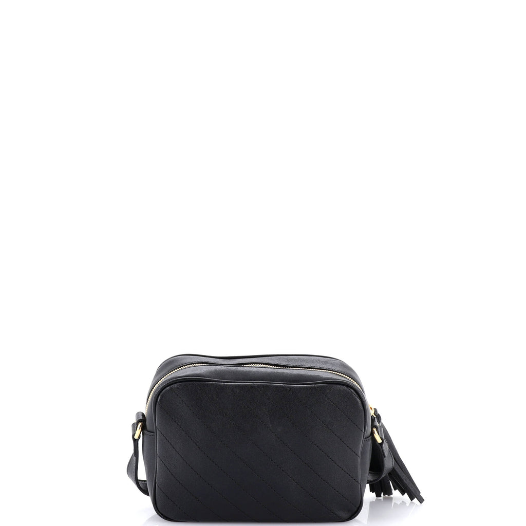 Blondie NM Camera Shoulder Bag Diagonal Quilted Leather Small