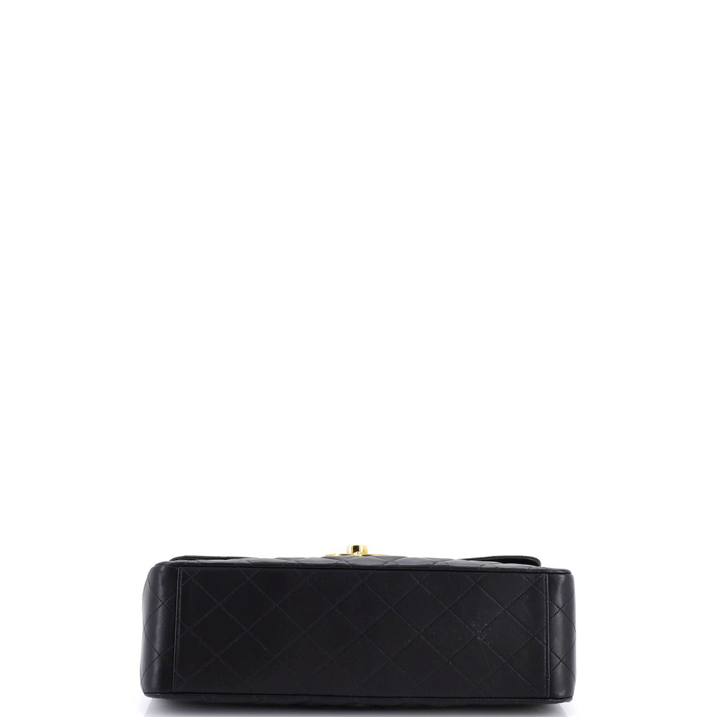 Vintage Classic Single Flap Bag Quilted Lambskin Maxi