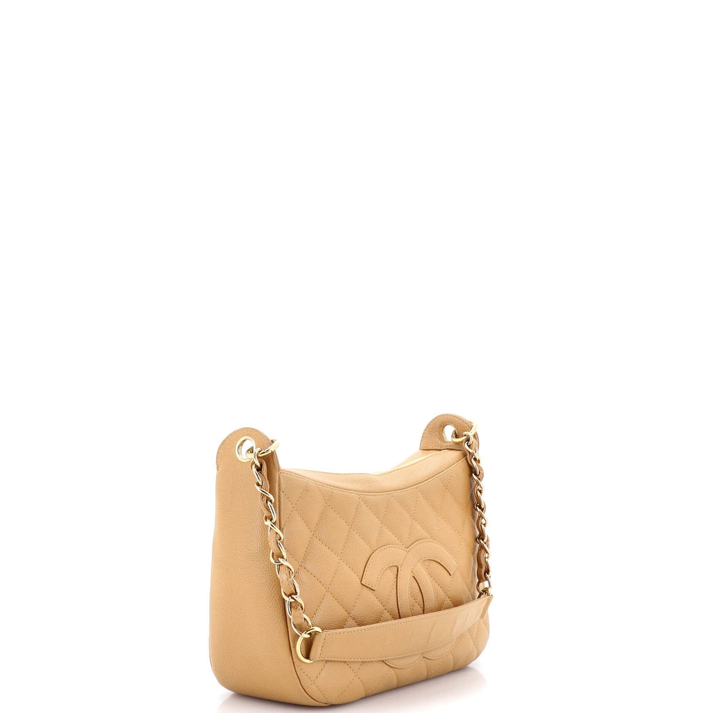 Timeless CC Chain Shoulder Bag Quilted Caviar Medium