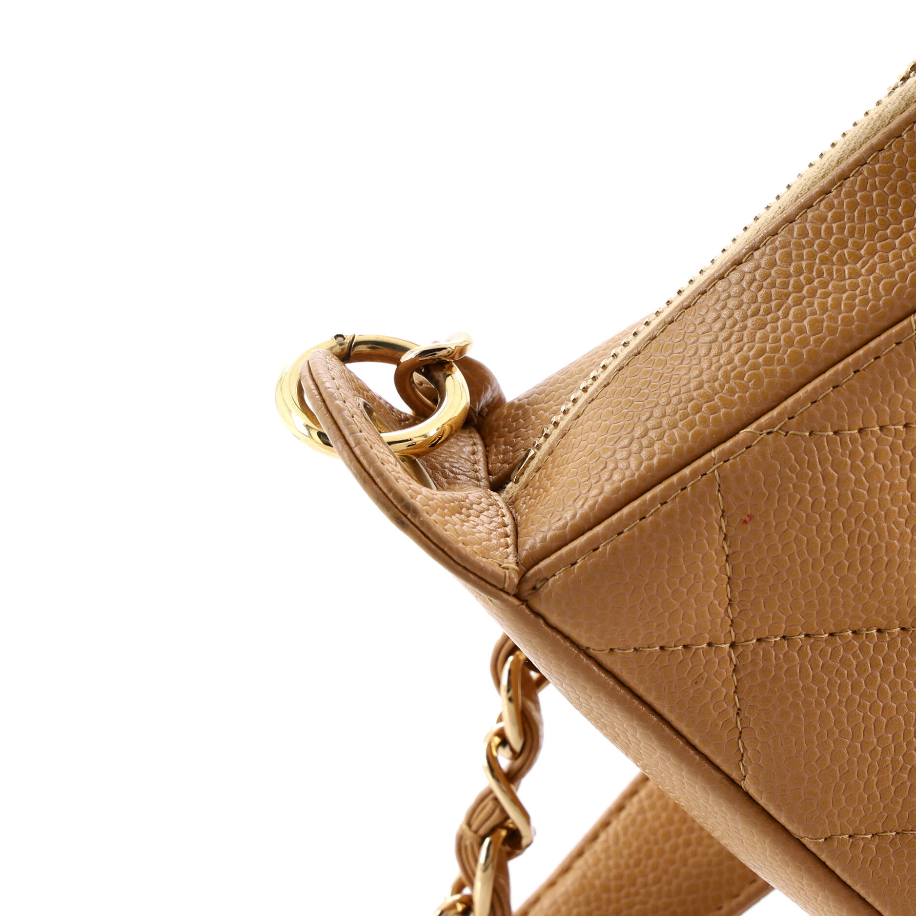 Timeless CC Chain Shoulder Bag Quilted Caviar Medium