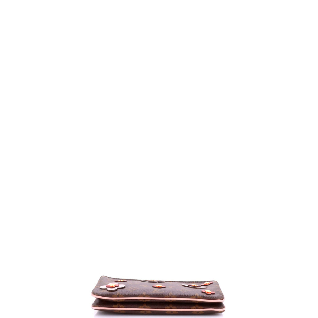 Double Zip Pochette Limited Edition Blooming Flowers Monogram Canvas