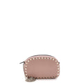 Rockstud Chain Camera Crossbody Bag Leather Small