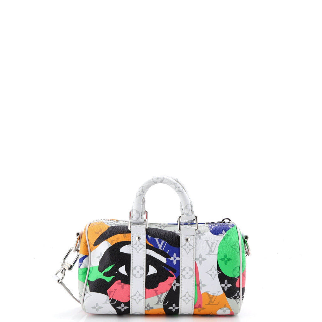 Keepall Bandouliere Bag Limited Edition Portrait Monogram Canvas 25