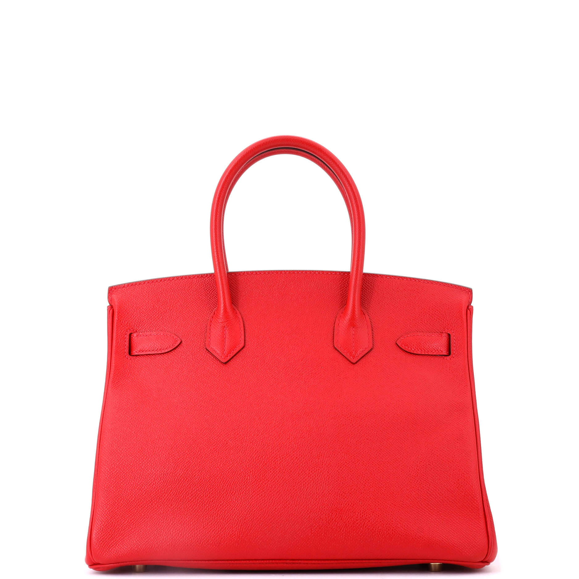 Birkin Handbag Rouge Vif Epsom with Gold Hardware 30