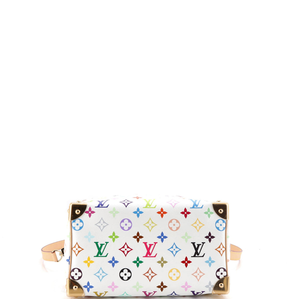 x Takashi Murakami Speedy Soft Bandouliere Bag Monogram Multicolor 25
