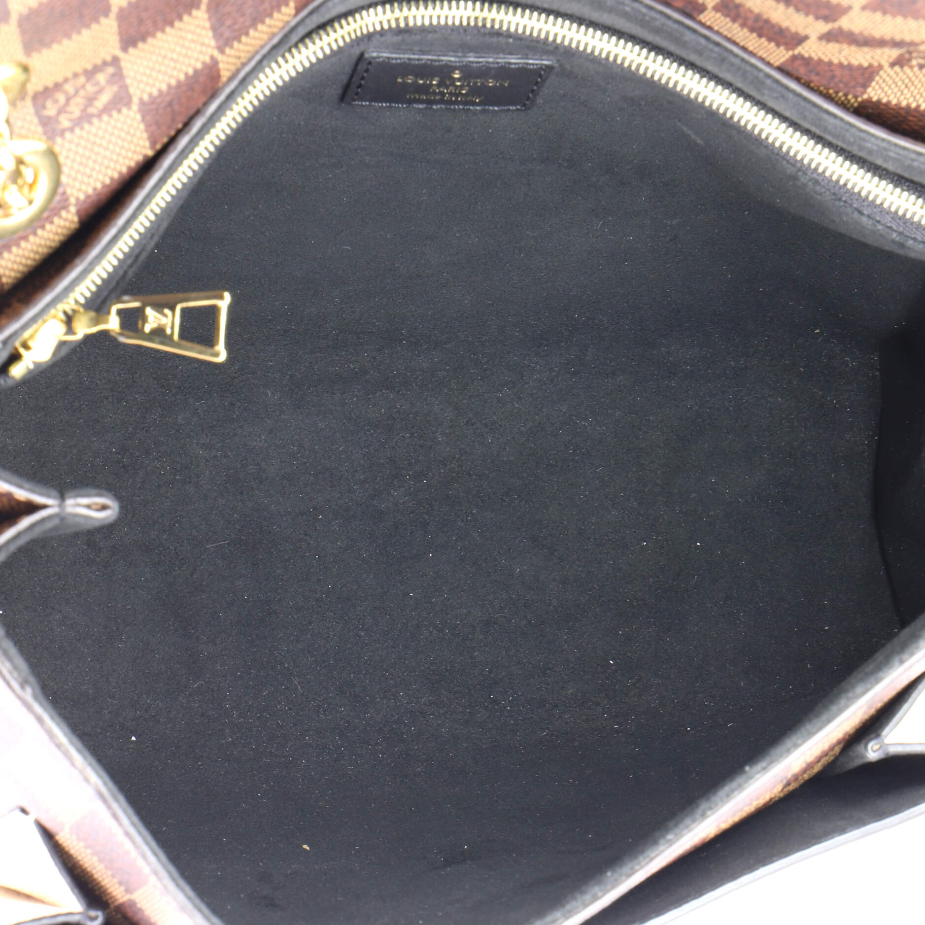 Vavin Handbag Damier with Leather PM