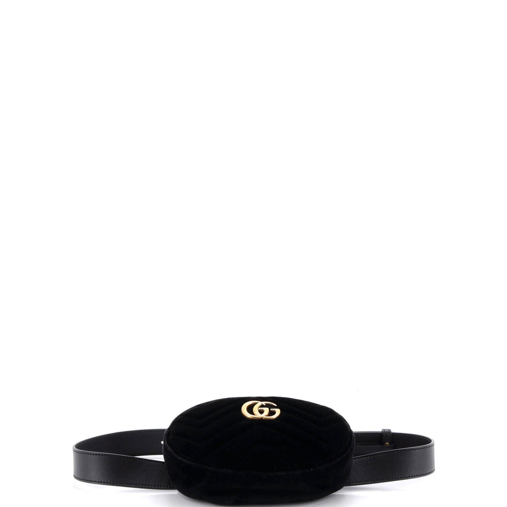 GG Marmont Belt Bag Matelasse Velvet