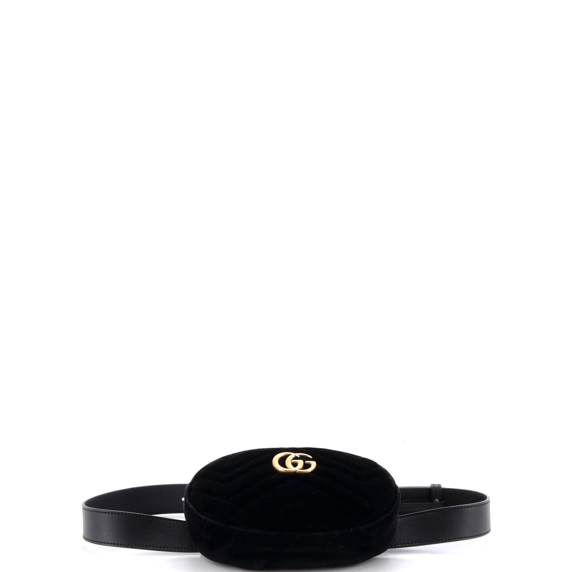 GG Marmont Belt Bag Matelasse Velvet