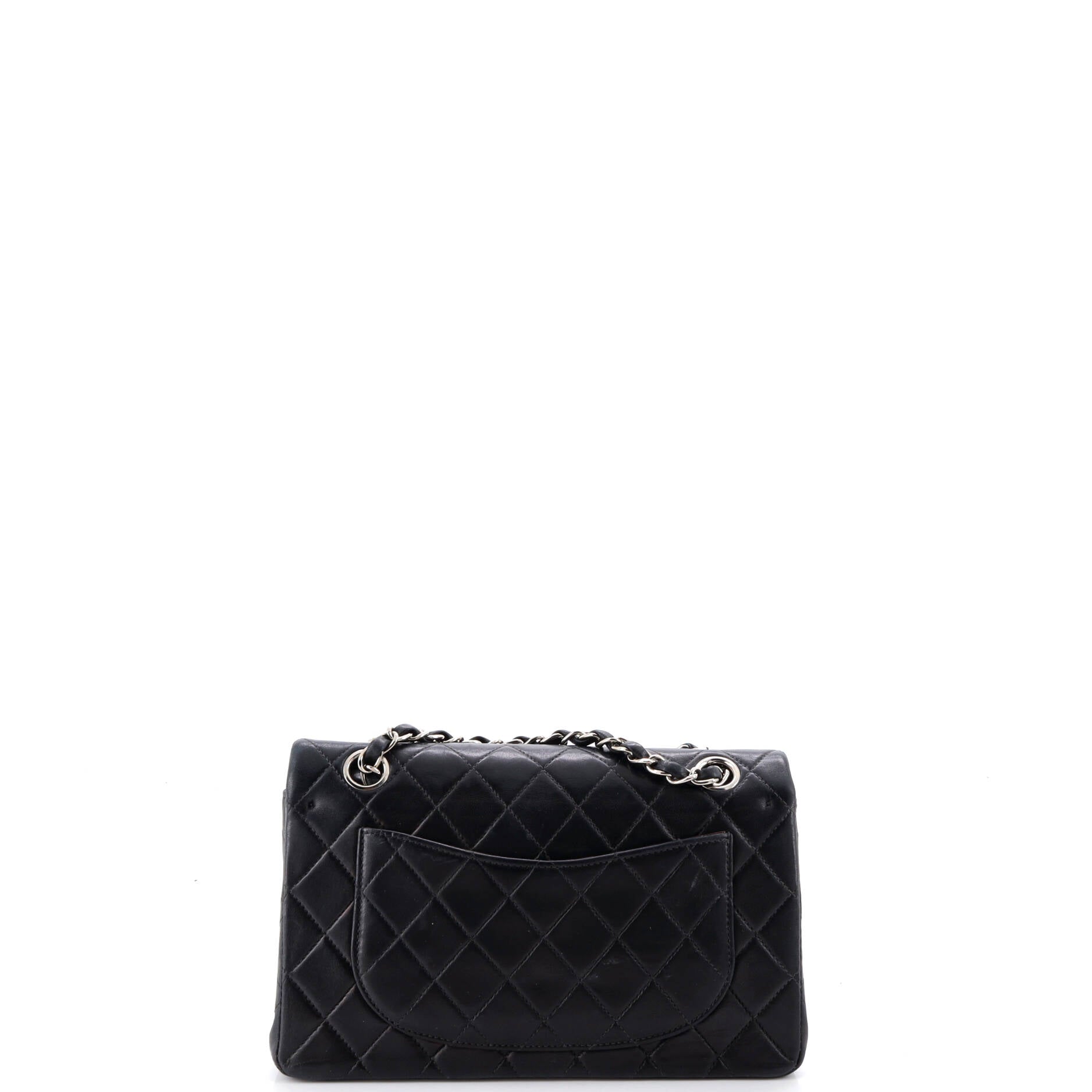 Vintage Classic Double Flap Bag Quilted Lambskin Small