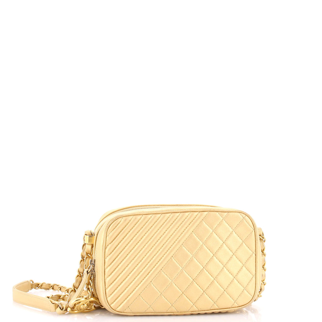 Coco Boy Camera Bag Quilted Leather Small