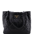 Flou Dynamique Open Tote Quilted Nappa Leather Large