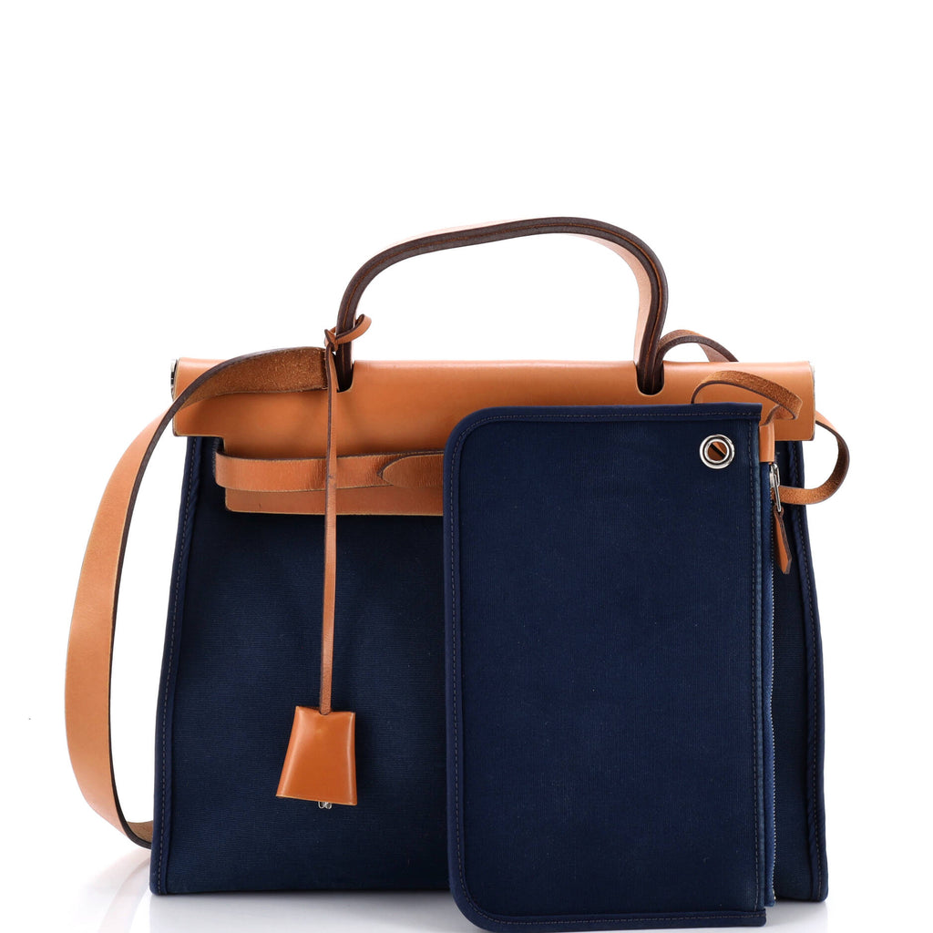 Herbag Zip Leather and Toile 31