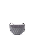 Hirondelle Shoulder Bag Coated Canvas and Leather