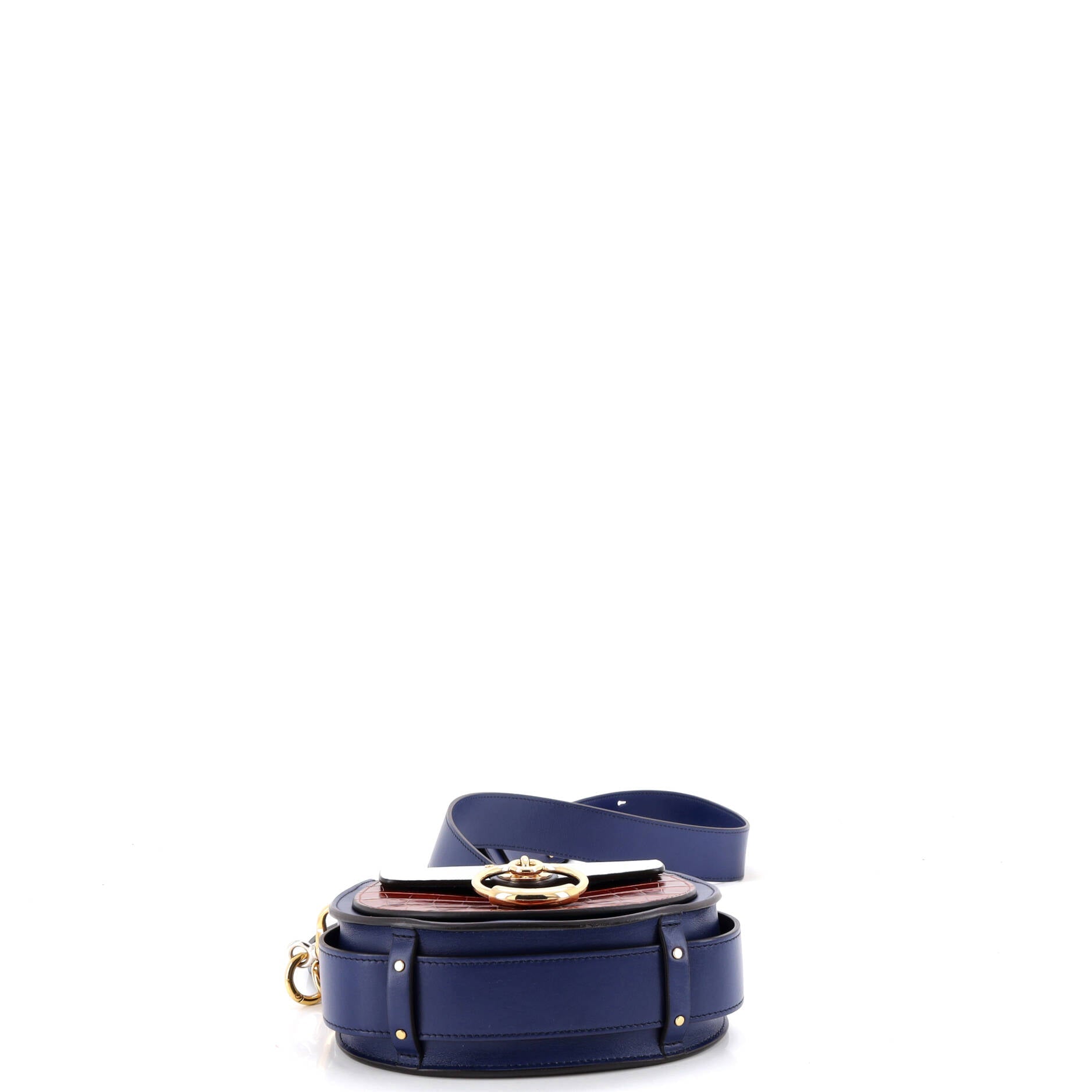 Tess Bag Crocodile and Lizard Embossed Leather Small
