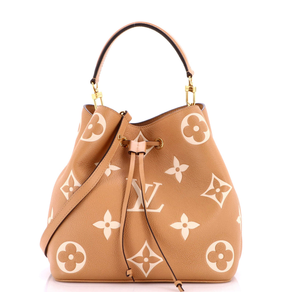 NeoNoe Handbag Bicolor Monogram Empreinte Giant MM