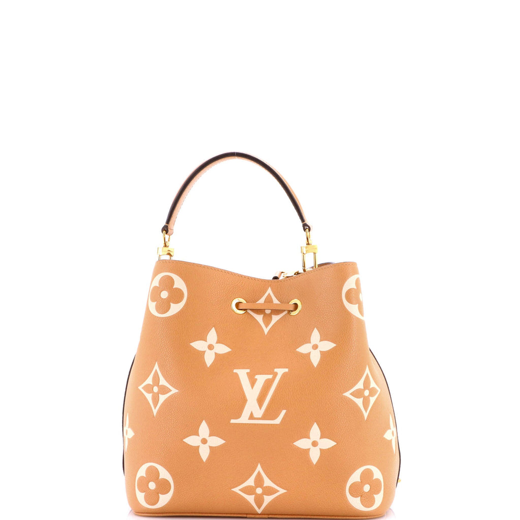 NeoNoe Handbag Bicolor Monogram Empreinte Giant MM
