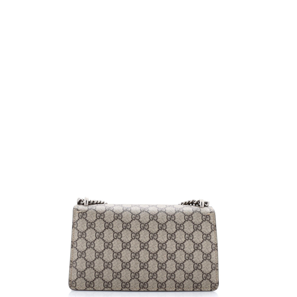 Dionysus Bag GG Coated Canvas with Crystal Embellished Metal Small