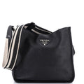 Logo Strap Hobo Leather Medium