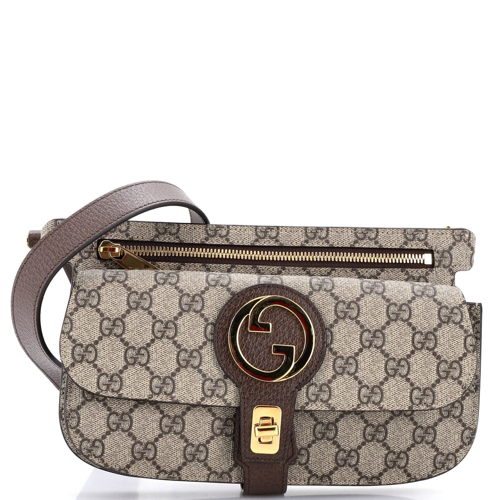Blondie Flap Pocket Belt Bag GG Coated Canvas
