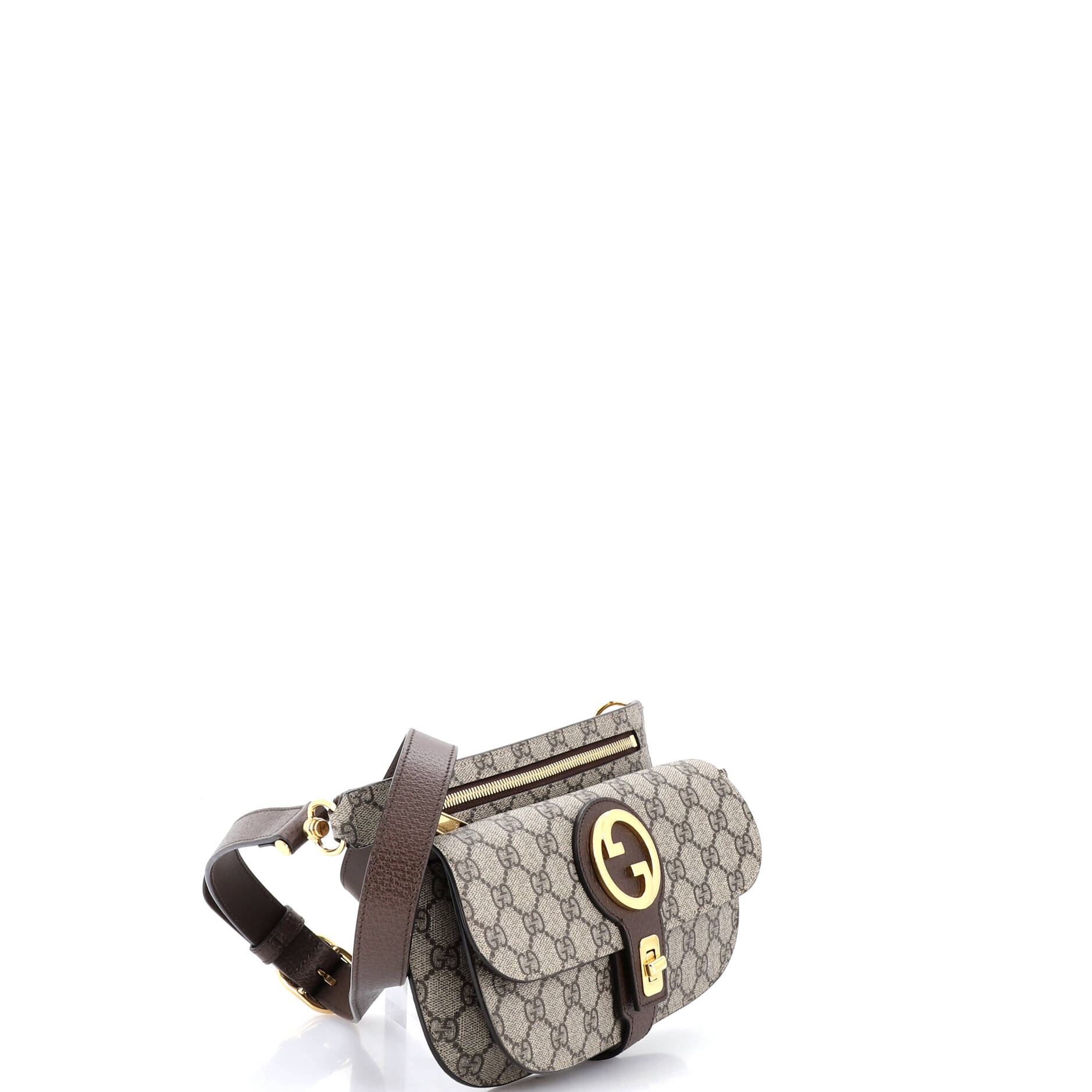 Blondie Flap Pocket Belt Bag GG Coated Canvas