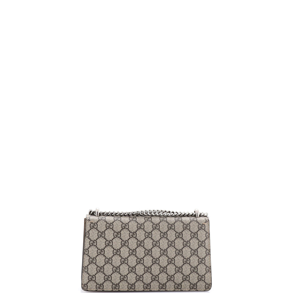 Dionysus Bag GG Coated Canvas with Crystal Embellished Metal Small