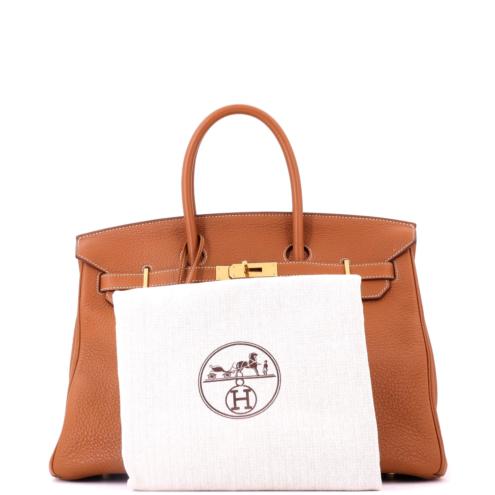 Birkin Handbag Gold Togo with Gold Hardware 35