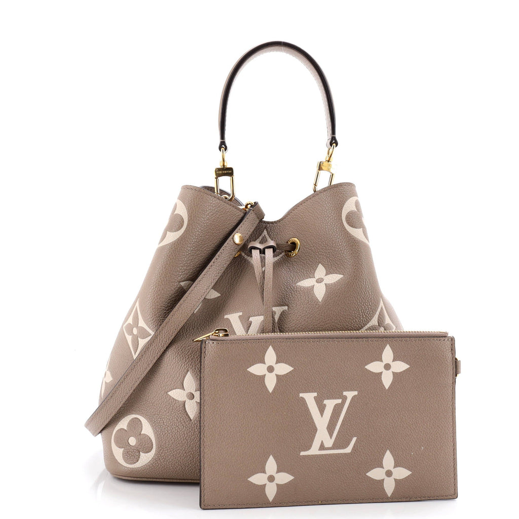 NeoNoe Handbag Bicolor Monogram Empreinte Giant MM