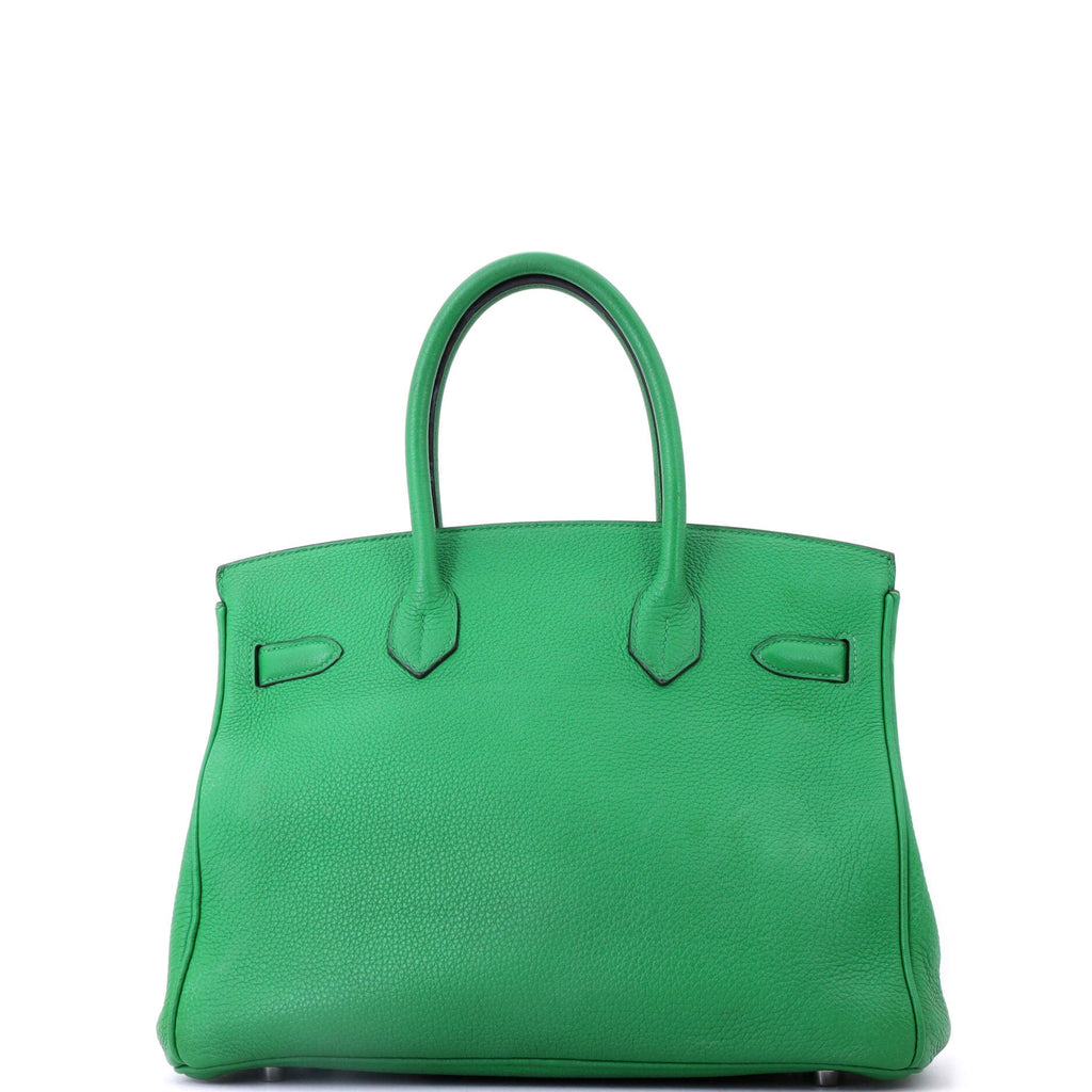 Birkin Handbag Verso Togo with Palladium Hardware 30