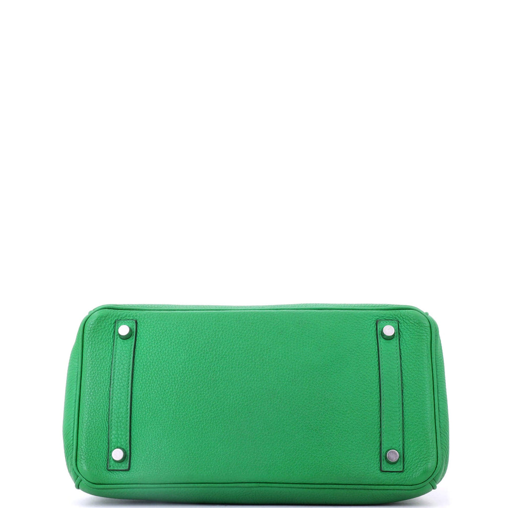 Birkin Handbag Verso Togo with Palladium Hardware 30